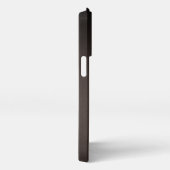 Einfacher Coupname mit Monogramm iPhone Hülle (Rechte Seite)