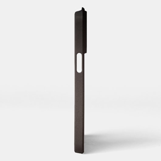 Einfacher Coupname mit Monogramm iPhone Hülle (Rechte Seite)