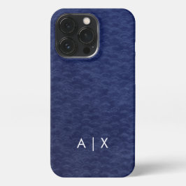 Einfacher Coupname mit Monogramm iPhone 13 Pro Hülle