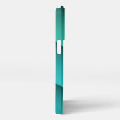 Einfacher Coupname mit Monogramm iPhone Hülle (Rechte Seite)