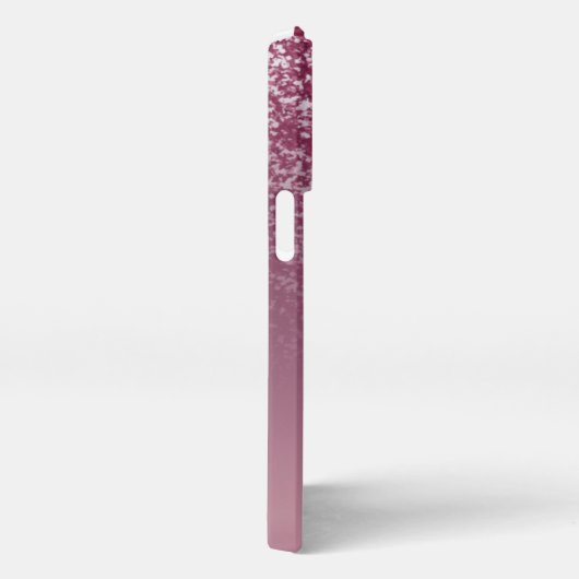 Einfacher Coupname mit Monogramm iPhone Hülle (Rechte Seite)