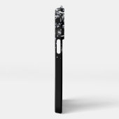 Einfacher Coupname mit Monogramm iPhone Hülle (Rechte Seite)