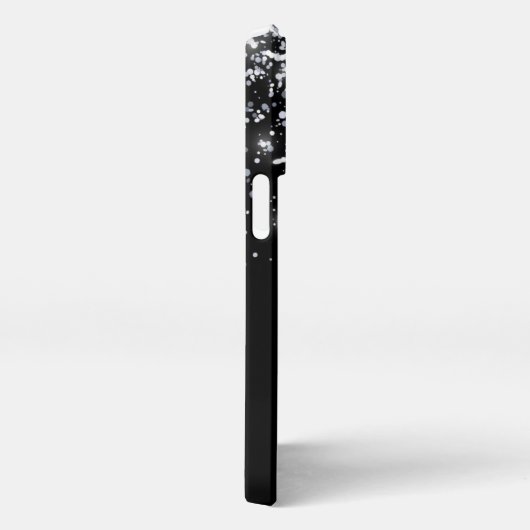 Einfacher Coupname mit Monogramm iPhone Hülle (Rechte Seite)