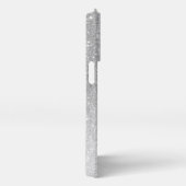 Einfacher Coupname mit Monogramm iPhone Hülle (Rechte Seite)