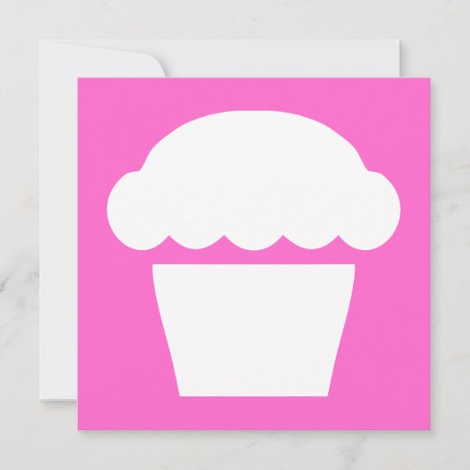 einfacher Cupcake / Muffin (Vorderseite)