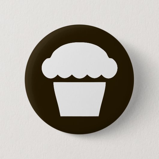 einfacher Cupcake / Muffin Button (Vorderseite)