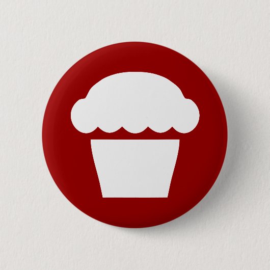 einfacher Cupcake / Muffin Button (Vorderseite)