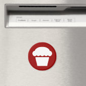 einfacher Cupcake / Muffin Magnet (In Situ (Geschirrspüler))