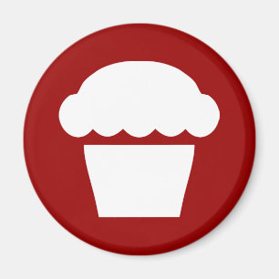 einfacher Cupcake / Muffin Magnet