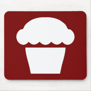 einfacher Cupcake Muffin Mousepad