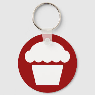 einfacher Cupcake / Muffin Schlüsselanhänger