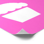 einfacher Cupcake Poster (Ecke)