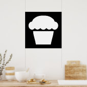 einfacher Cupcake Poster (Küche)