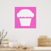 einfacher Cupcake Poster (Küche)