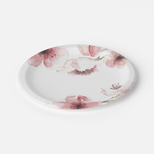 Einfacher dennoch eleganter Pappteller der (Schrägansicht)