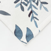 Einfacher Ditsy verlässt Fleece-Decke des Muster-| Fleecedecke (Ecke)