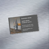 Einfacher dunkler Hammer-Heimwerker-Service Magnetische Visitenkarte (Beispiel)
