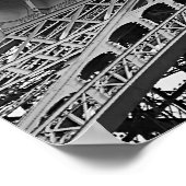 Einfacher Eiffelturm Poster (Ecke)