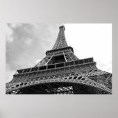 Einfacher Eiffelturm Poster (Vorne)