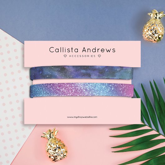 Einfacher Elegant Pink Black Hearts Armband Displa