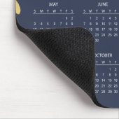 Einfacher eleganter botanischer Kalender 2026 | Ma Mousepad (Ecke)