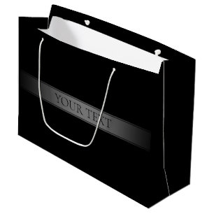 Einfacher eleganter Farbverlauf-Strich mit editier Große Geschenktüte