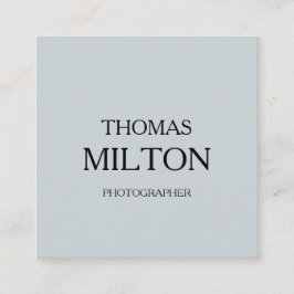 Einfacher eleganter Minimalistischer moderner QR Quadratische Visitenkarte