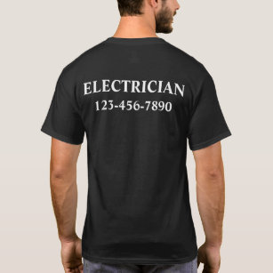 Einfacher Elektriker T-Shirt