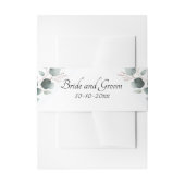 Einfacher Eukalyptus Einladungsbanderole (Vorderseite Beispiel)