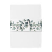 Einfacher Eukalyptus Einladungsbanderole (Rückseitenbeispiel)