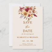 Einfacher Florensturm Save the Date Einladung (Vorderseite)