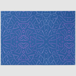 Einfacher Flutblau Seidenpapier