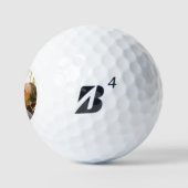 Einfacher Foto-Golfball Golfball (Logo)