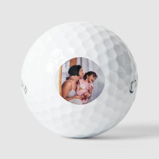 Einfacher Foto-Golfball Golfball (Vorderseite)