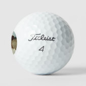 Einfacher Foto-Golfball Golfball (Logo)
