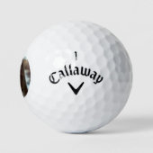 Einfacher Foto-Golfball Golfball (Logo)