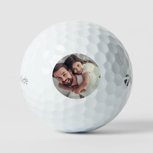 Einfacher Foto-Golfball Golfball (Vorderseite)