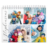Einfacher Fotocollage-Kalender mit 4 Bildern pro M Kalender (Titelbild)