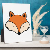 Einfacher Fuchskopf Fotoplatte (Seite)