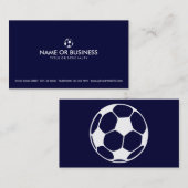 einfacher Fußball Visitenkarte (Vorne/Hinten)