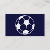 einfacher Fußball Visitenkarte (Rückseite)