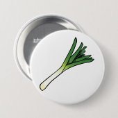 Einfacher grüner Lauch-Gemüse Button (Vorne & Hinten)