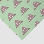 Einfacher grüner Weihnachtsbaum Patten Urlaub Seidenpapier (Ausschnitt)