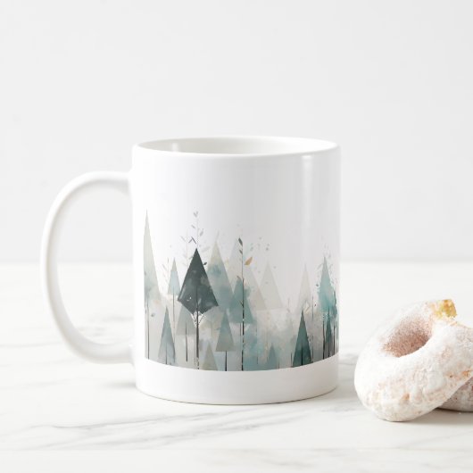Einfacher Grünwald Kaffeetasse (Mit Donut)