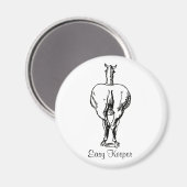 Einfacher Halter Magnet (Vorderseite/Rückseite)