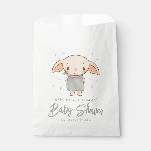 Einfacher Harry Potter - Dobby Baby Shower Geschenktütchen (Vorderseite)