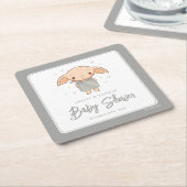 Einfacher Harry Potter - Dobby Baby Shower Rechteckiger Pappuntersetzer (angewinkelt)