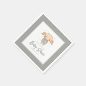 Einfacher Harry Potter - Dobby Baby Shower Serviette (Ecke)