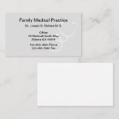 Einfacher Hausarzt Visitenkarte (Vorne/Hinten)