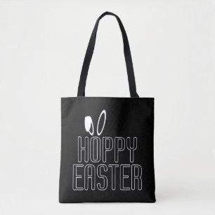 Einfacher Hoppy Osterpun Typografie  Gesamtbeutel Tasche